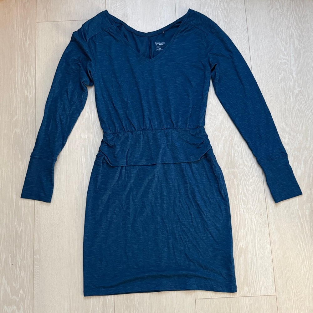 Toad&Co Long Sleeve Navy Dress